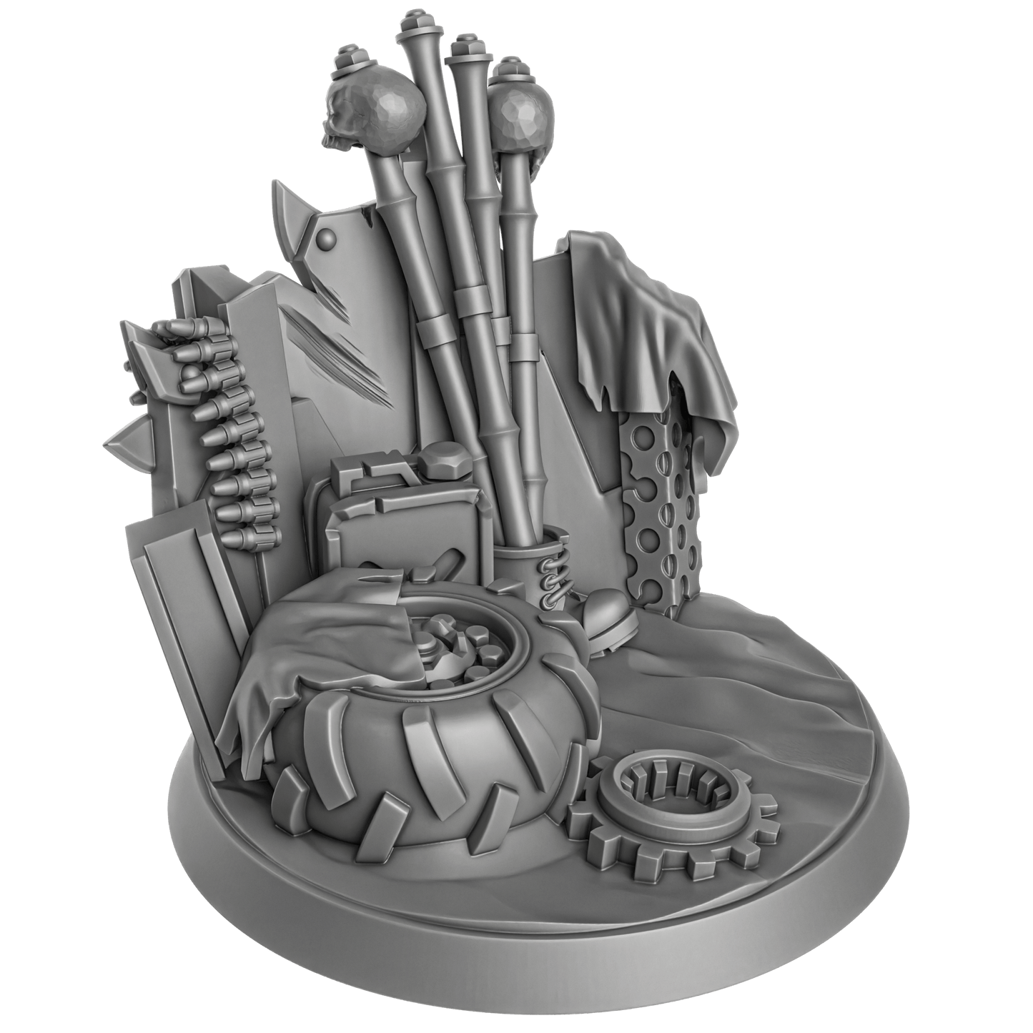 Nikk da Tek Ork- by DakkaDakka, Sci-Fi Wargaming Miniatures, 32mm Scale