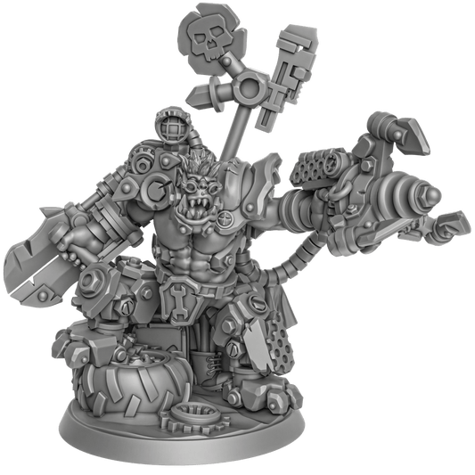  Nikk da Tek Ork- by DakkaDakka, Sci-Fi Wargaming Miniatures, 32mm Scale