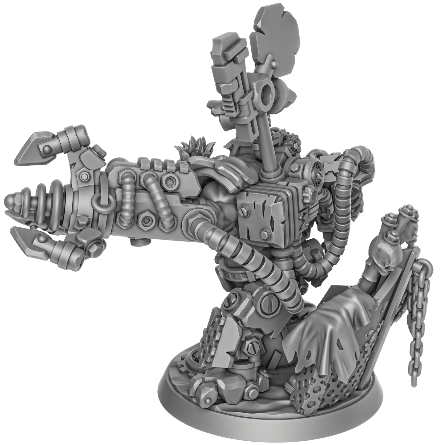 Nikk da Tek Ork- by DakkaDakka, Sci-Fi Wargaming Miniatures, 32mm Scale