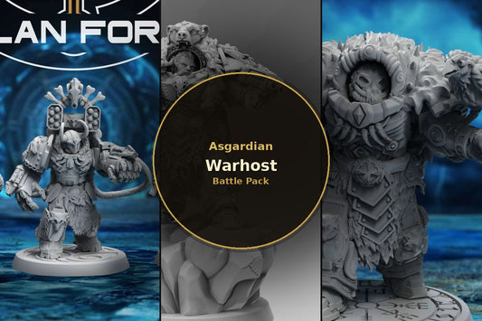Warhost Battle Pack, 3 resin miniatures from Artifex Fabricatum