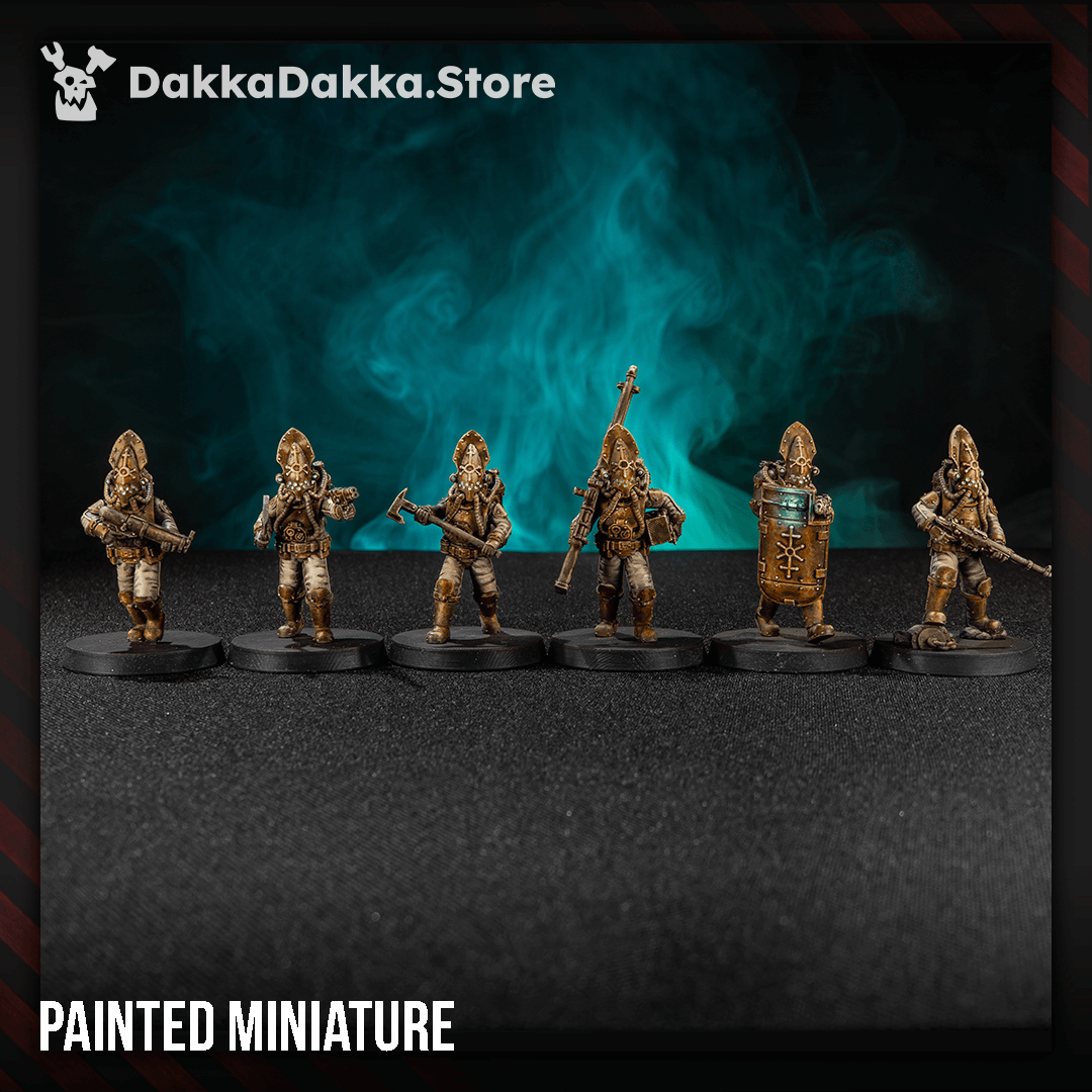 Trench Crusade Style Tet'o Kr'lieh Idolators Squad 10 resin miniatures