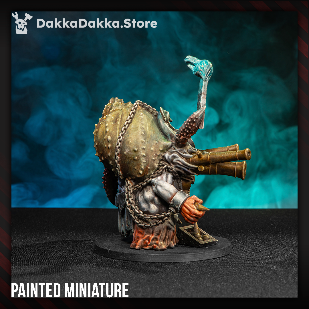 Tet’o Abomination trench crusade style eldritch war monster miniature with heavy weapons