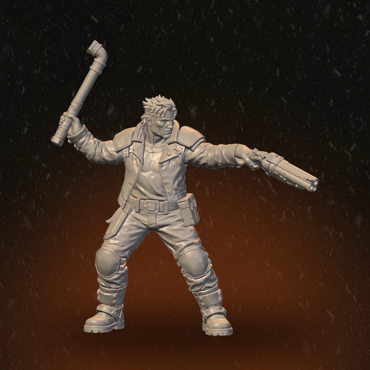 Rustland's Wolves - Raiders - 32mm Resin Miniatures, additional view 14