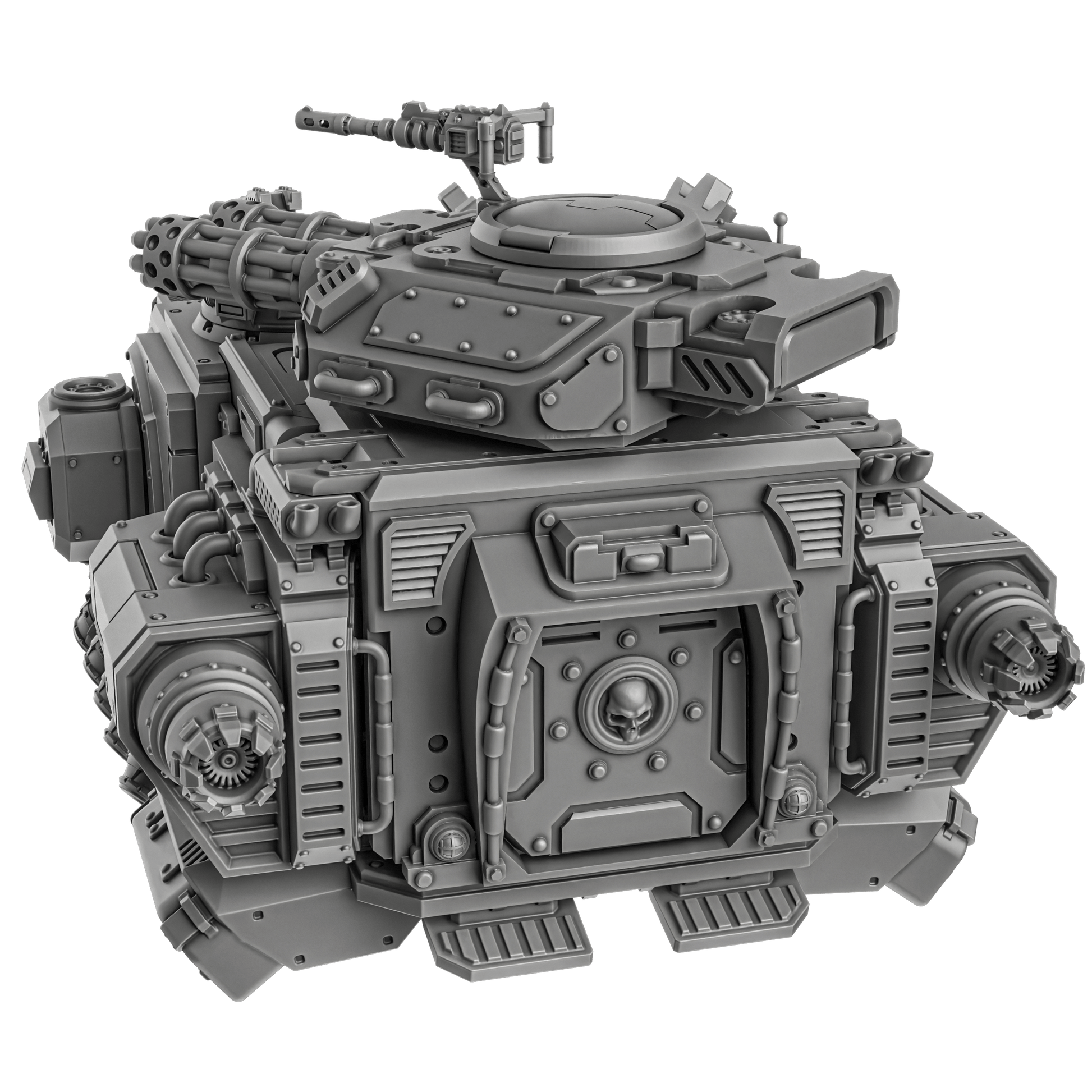 Sci-fi hover tank APC for tabletop wargaming