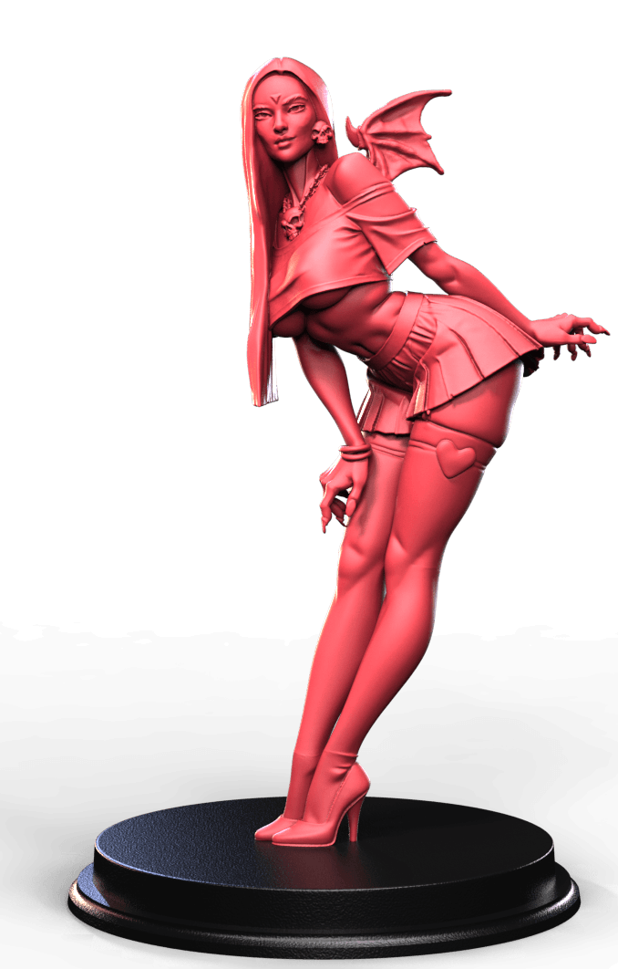 Elaria Nightcurve fantasy pin up succubus style miniature