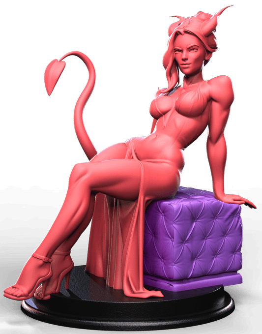Velthrys Inferna fantasy pin up seated figure miniature