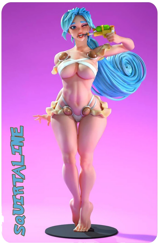 Squirtaline - Waifumon,  Pin Up Figurine, 1/6 Scale Collectable