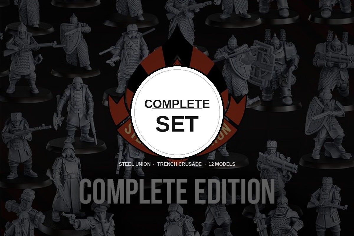 Steel Union Complete Set Trench Crusade battle pack 12 resin models