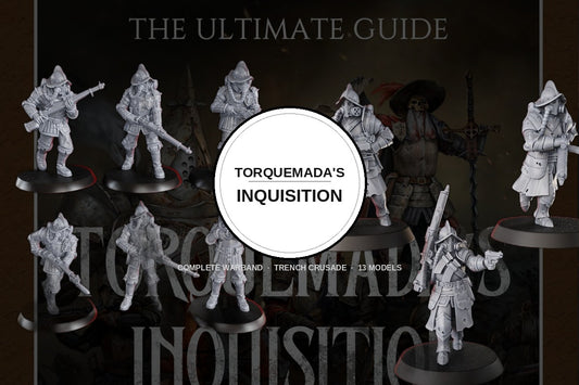 Torquemada's Inquisition complete warband Trench Crusade 13 resin models