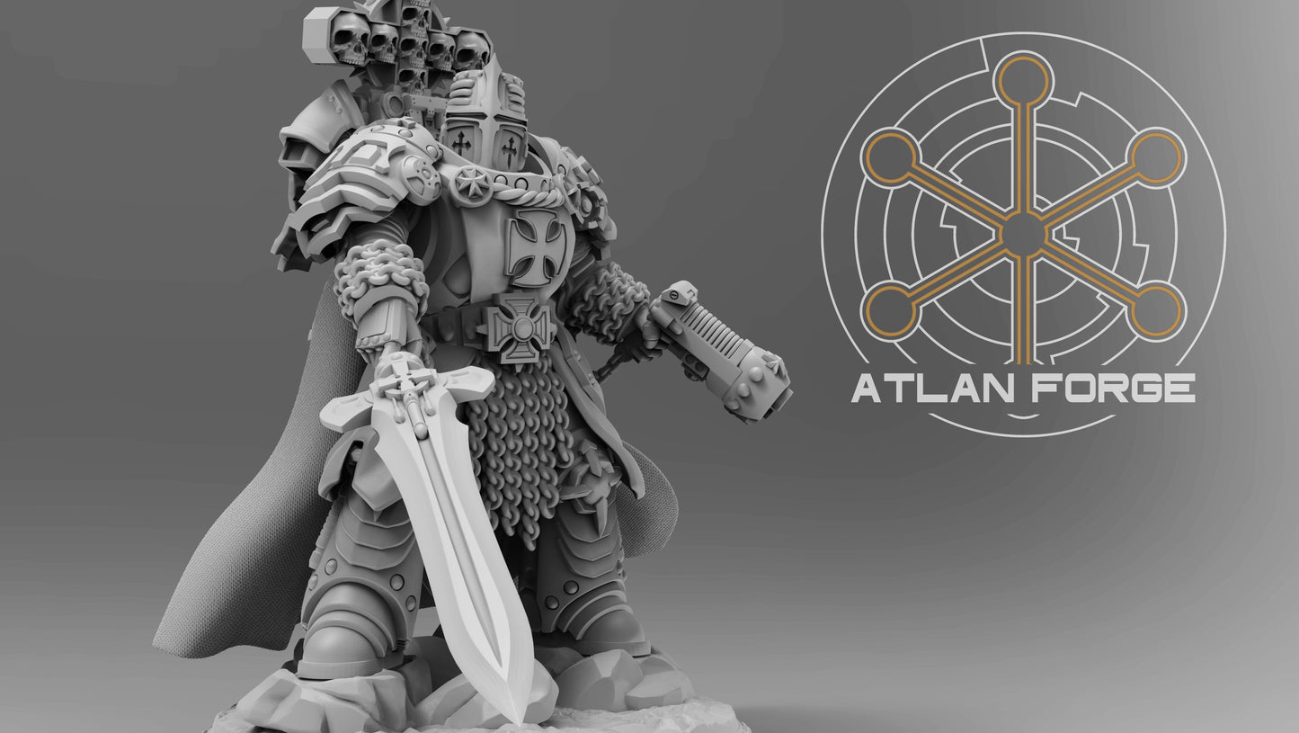 Templar Commander - Sci-Fi Wargaming Miniatures