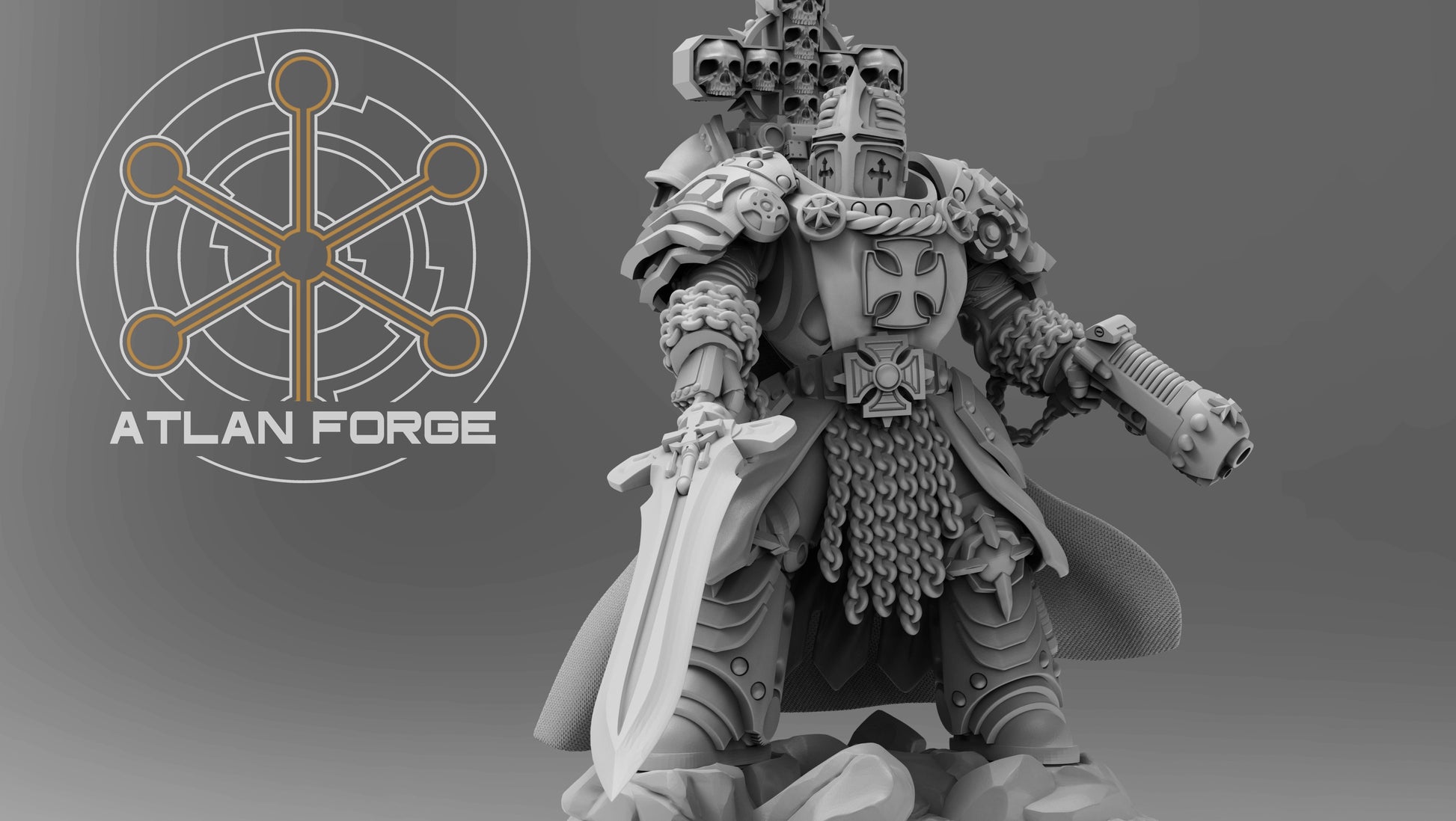 Templar Commander - Sci-Fi Wargaming Miniatures