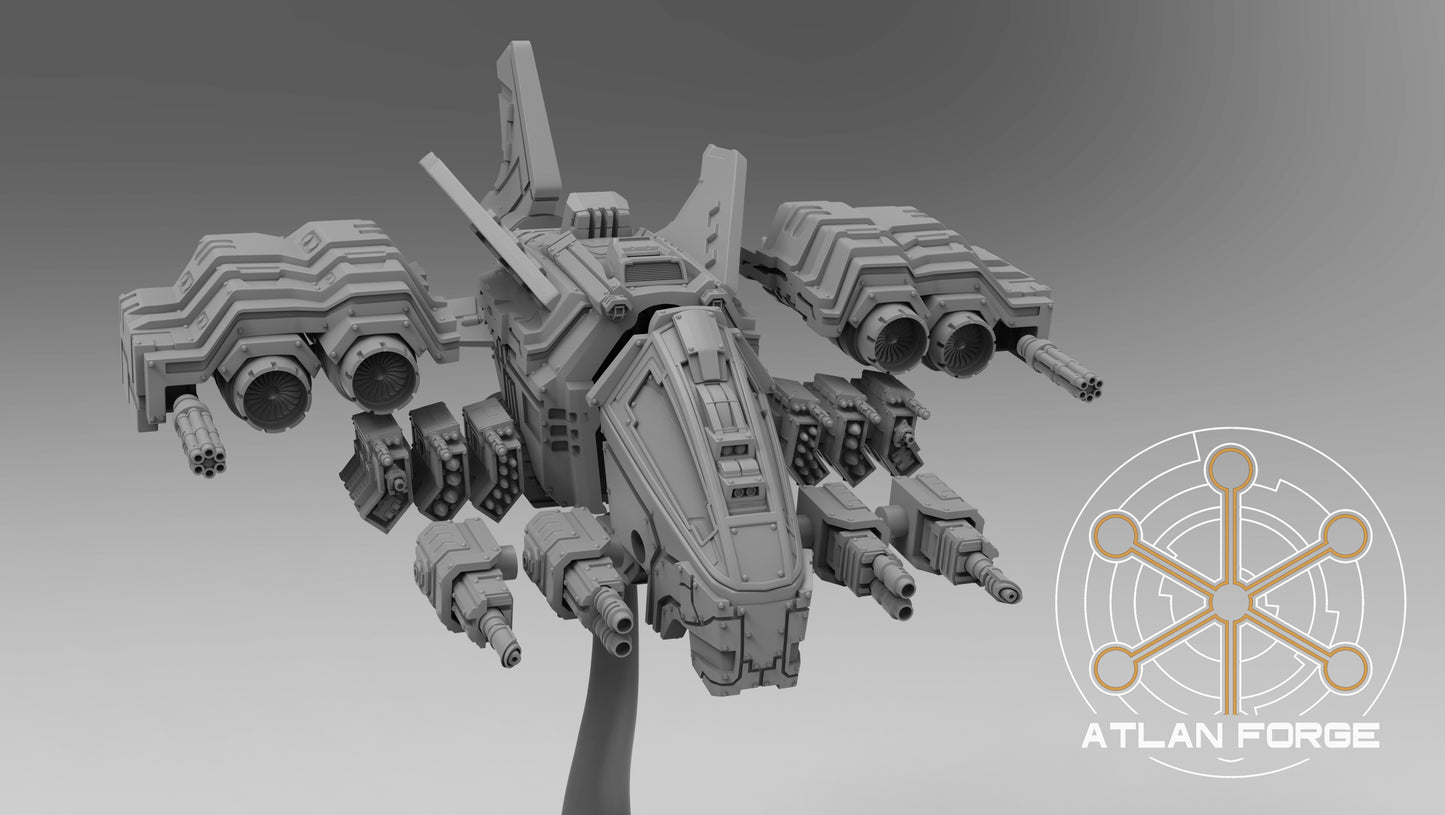 Thunderfury Gunship - Sci-Fi Wargaming Miniature