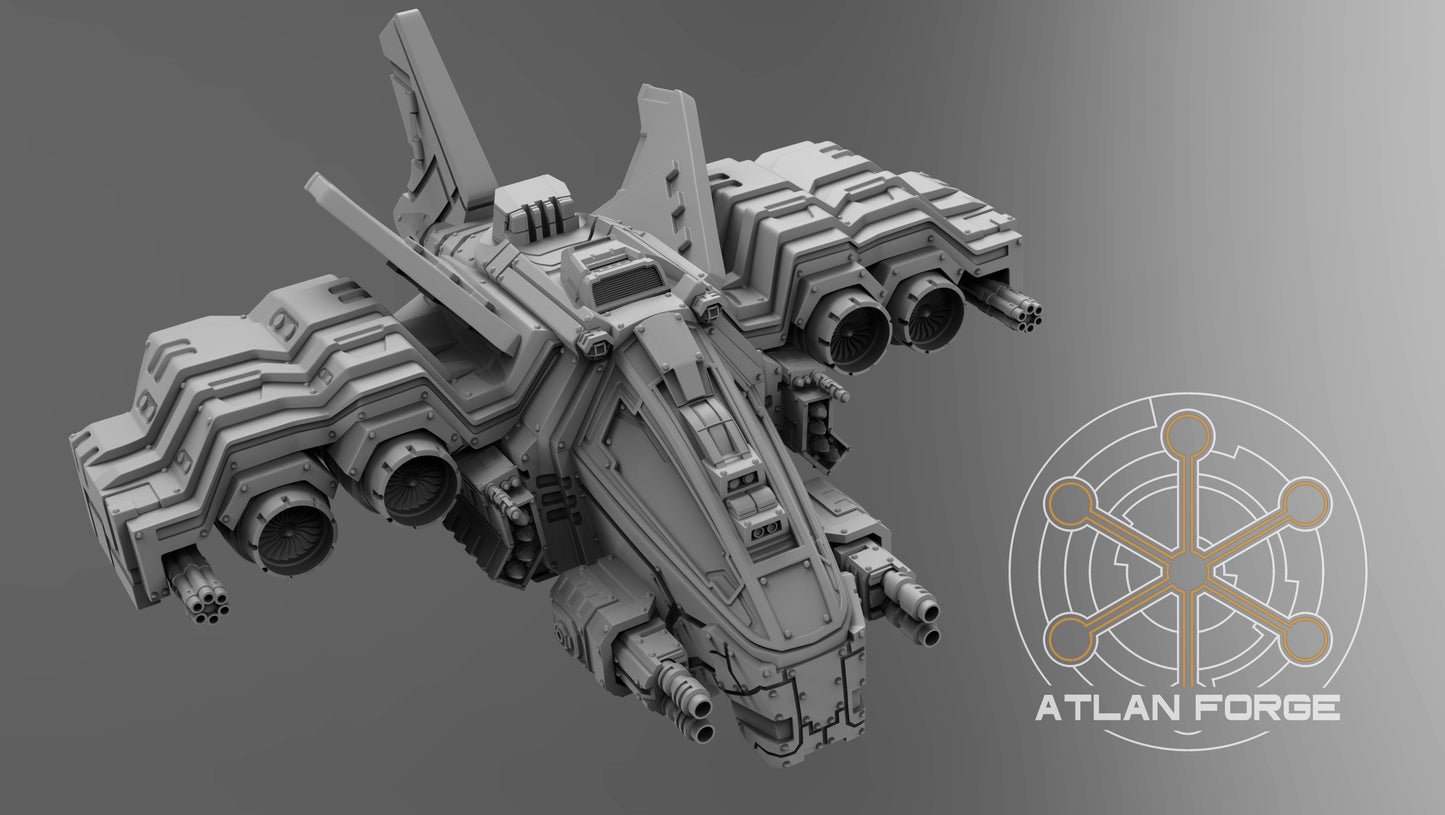 Thunderfury Gunship - Sci-Fi Wargaming Miniature