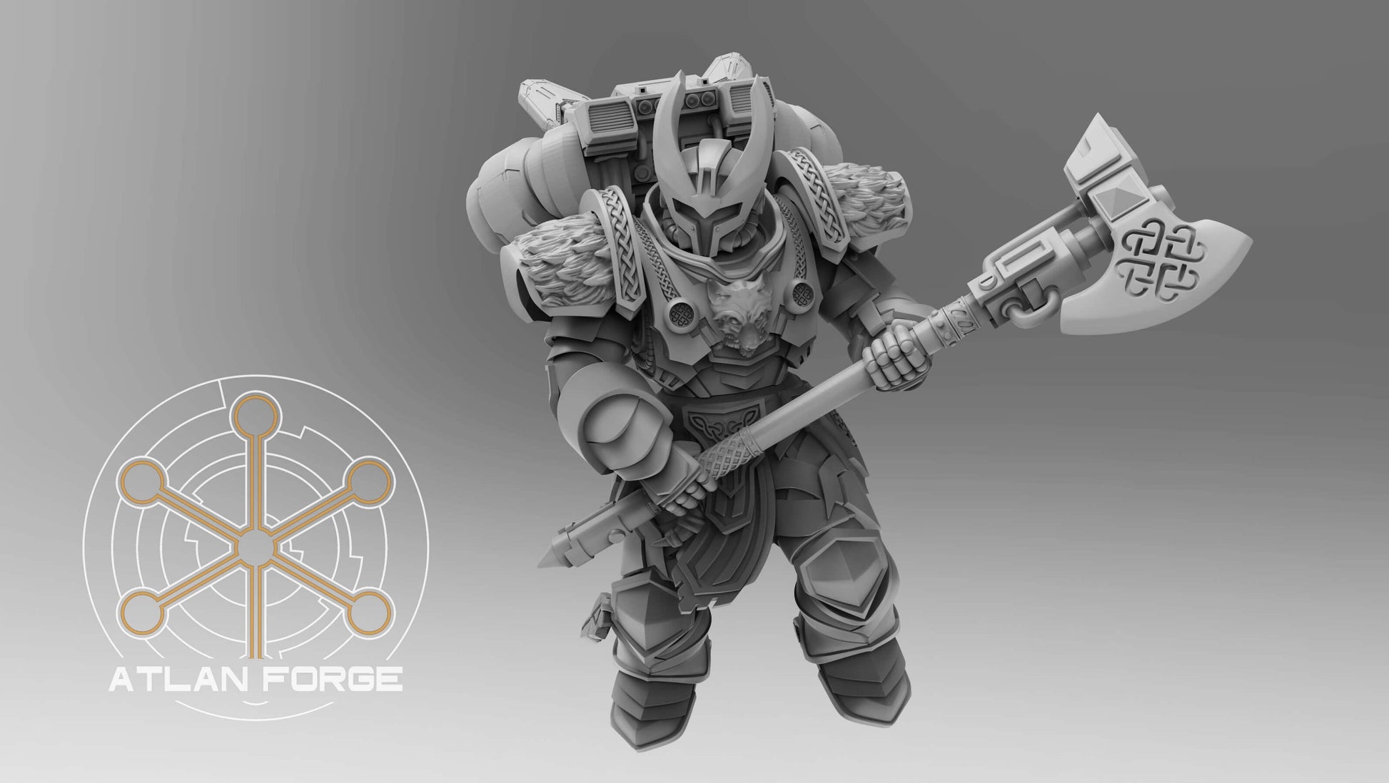 Asgardian Skybreakers jetpack assault warriors with axes and hammers