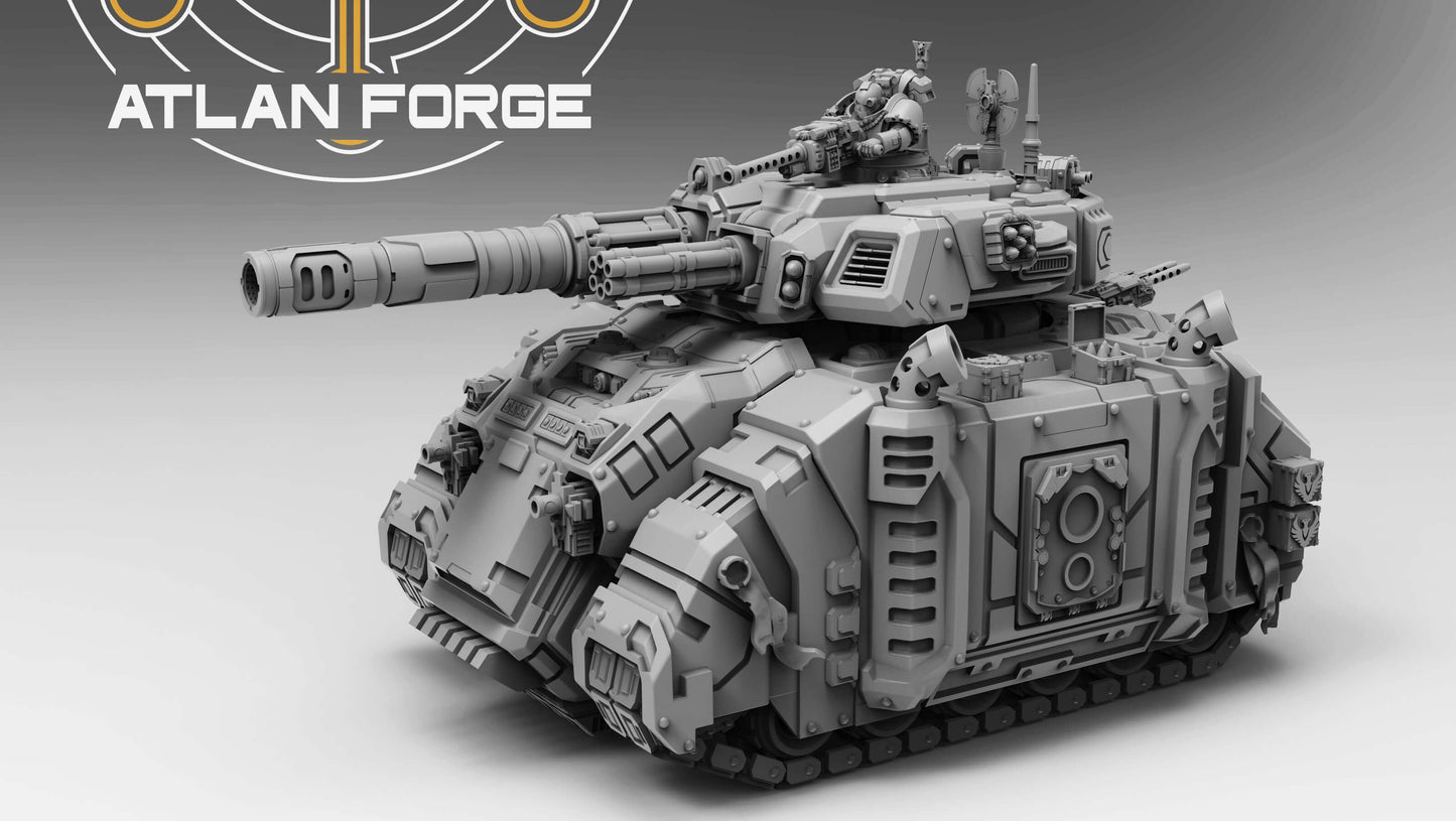 Sci-Fi Heavy Tank – Deinotherium Heavy Tank model with detailed armored design and turret.