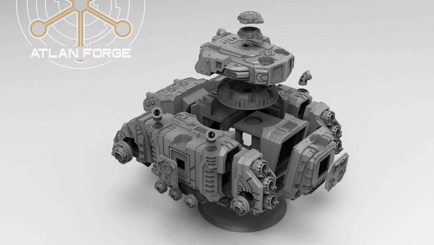 Sci-Fi Heavy Tank – Deinotherium Heavy Tank model with detailed armored design and turret.