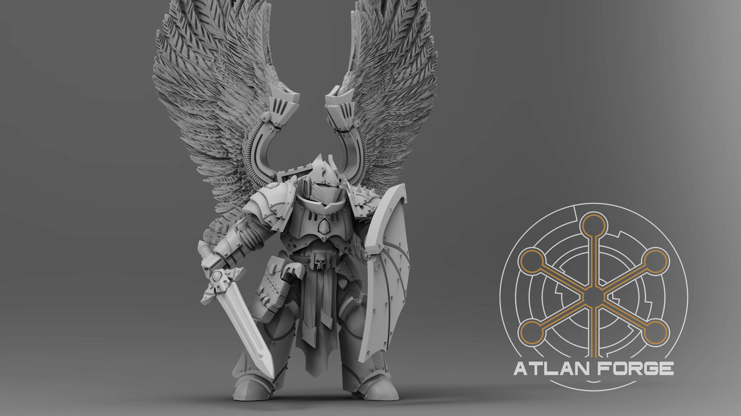 Vampire Knights Veterans - Atlan Forge, Sci-Fi Wargaming Miniatures, 32mm Scale