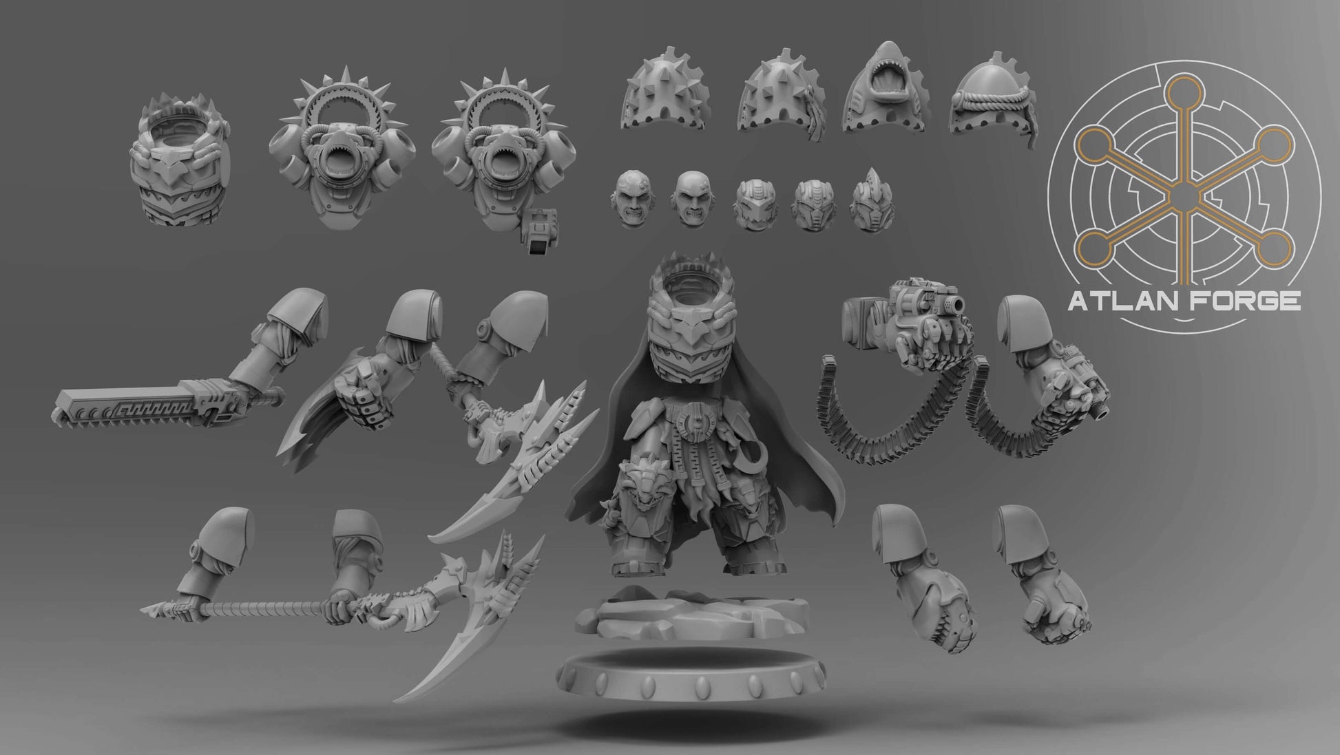 Wai Toa Kāpene armoured warrior captain miniature with polearm and scenic base